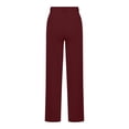 thumbnail image 6 of Women's Pants High Waisted Straight Wide Leg Baggy Pant Womens Pants Casual Comfy Pants Business Pants Holiday Pants for Women, 6 of 7