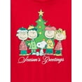 thumbnail image 2 of Charlie Brown Season's Greetings Girls Graphic Tee with Short Sleeves, Sizes 4-16, 2 of 4