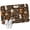 dark brown, variant on Runner Rug 1.64'x5.25', Coffee Non Slip Backing Floor Mats Soft Area Rugs, Absorbent Muddy Dirt Trapping Carpet for Entryway Hallway Kitchen Bedroom Brown Retro Coffee Theme Beans Latte Tea Cup