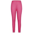 thumbnail image 5 of Riforla Womens Capris for High Waist Stretch Leggings Slim Fitting Yoga Pants Athletic Exercise Workout Capris Womens Summer Pants Hot Pink S, 5 of 7