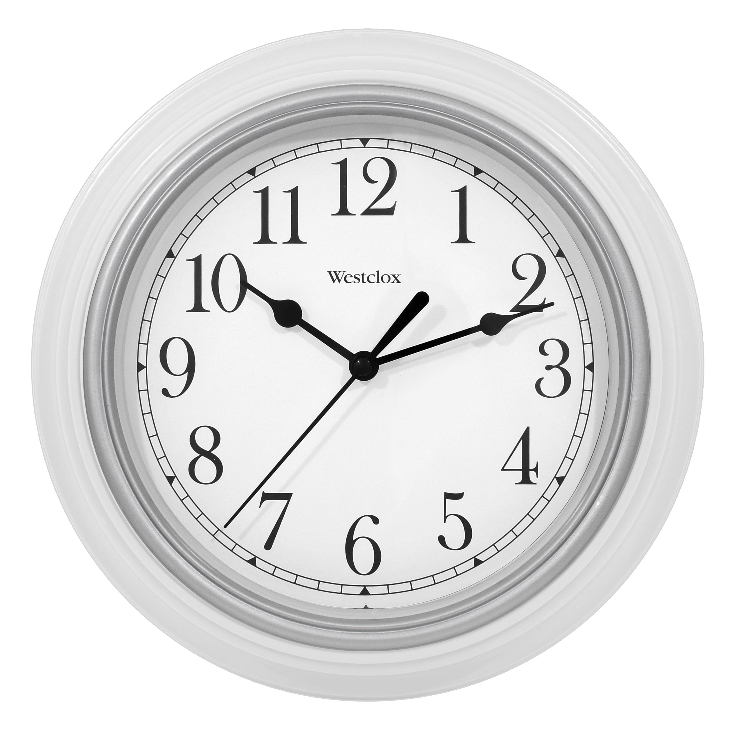 Westclox 9 inch White Round Simplicity Analog QA Wall Clock
