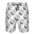 thumbnail image 4 of Naloa Cool Dog Men's Beach Shorts, Surfing shorts, Swim trunks, Quick Dry Swim Trunks for Surfing Beach Fun - Small, 4 of 9