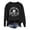 Black, variant on Women's Casual Crew Neck Sweatshirt Vintage Halloween Coffee Cup Witch Graphic Long Sleeve Pullover Streetwear Top Fall Spring Outfits Black L