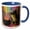 Blue/White, variant on 3drose, the Magical Frog, 11oz Two-tone Blue Mug