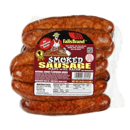 Falls Brand™ Mild Smoked Sausage, 8 Ct, 24 oz