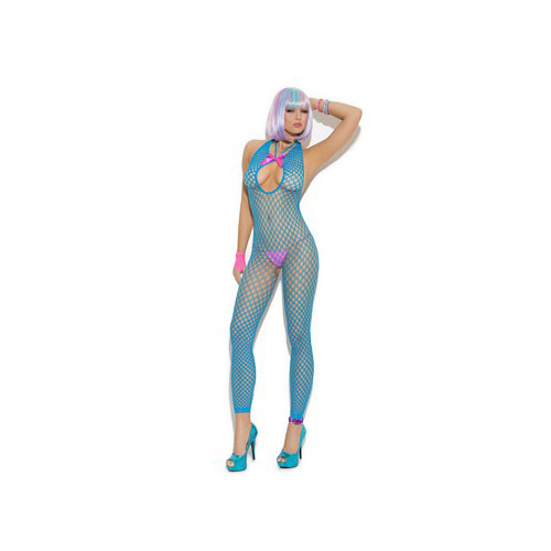Naughty Neon Bodystocking 8752 Blue 