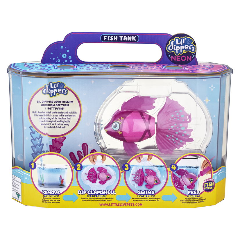 Little Live Pets - Lil Dippers Fish Tank - Interactive Toy Fish 