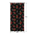 thumbnail image 5 of Pioneer Flower Floral Print Pattern Shower Curtain 36"x72", Bathroom Decorative Shower Curtain Set with 12 Hooks, Waterproof Washable, 5 of 6
