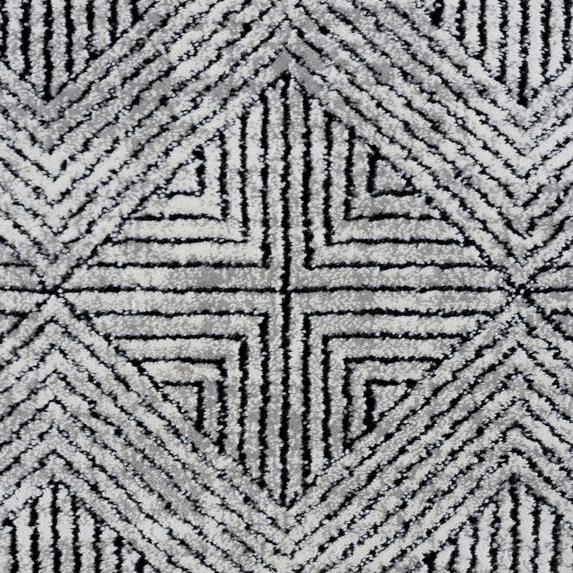 United Weavers Amir Azora Modern Geometric Area Rug, Black, 12'6" x 15