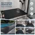 Modular Pool Components Interlocking Drainage Floor Mats, 12 Pack, 12 X 12 Inch, PVC Material ...