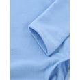 thumbnail image 4 of Aislor Kids Girls Long Sleeves Ballet Dance Gymnastic Tank Leotard Sports Bodysuit Jumpsuit Blue 4, 4 of 7