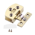 thumbnail image 4 of Kit de bisagras para puertas de vidrio, decoración del hogar, bisagra para puerta de gabinete para exhibición de ducha Oro brillante, 4 of 9