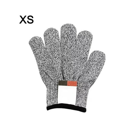 

Zkysteio M 22cm Heather Grey 13-gauge Cut Resistant Gloves Cut Resistant Gloves Level 5 Kitchen Protection Slaughtering Fishing Gloves (Single)