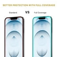 thumbnail image 6 of Pro Full Coverage Tempered Glass Screen Protector Compatible With Apple iPhone 13 Pro Max (6.7) / 14 Plus (6.7) - Clear, 6 of 8