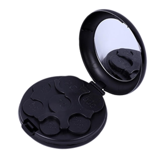Blarkrus Euro Coin Organizer Portable Mini Coin Dispenser Case with Mi