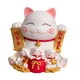 thumbnail image 5 of Figura de alcancía de gato, figura decorativa de escritorio Feng Shui, tarro de ahorro, figura de gato oro, 5 of 9