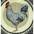 thumbnail image 2 of Earth Rugs 66-430R Round Patch Rug- Rooster, 2 of 2