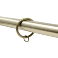 thumbnail image 3 of Urbanest Curtain Rings with Eyelets, 1.5" Inner Diameter, Set of 28 - Antique Brass Gold, 3 of 6