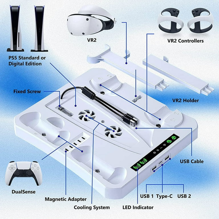 PS5 magnetic controller dock and support stand among alleged