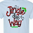 thumbnail image 4 of Inktastic Christmas Jingle All the Way with Music Notes and Holly T-Shirt, 4 of 5