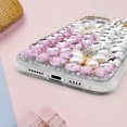 thumbnail image 4 of for iPhone 11 Pro Bling Diamond Case for Women Cute 3D Flower Rhinestone Crystal Shiny Sparkle Handmade Gemstone Protective Cover Luxury Fashion Glitter Case for iPhone 11 Pro 5.8 inch Pink, 4 of 6