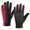 Red, variant on Men Ice Silk Cool Outdoor Gloves Breathable Full Finger for Cycling Hiking