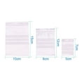 thumbnail image 2 of 300pcs 3 Size Zip Bags Seal Top Bag with Write-On Strips Anti-Oxidation Zipper Top Ziplock Bag Clear Poly Seal, 2 of 6