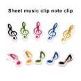 thumbnail image 4 of Inteprter 10 Pieces Musical Note Clips Assortment Hotel Portable Music Holder Home Bookmark Page Office Clamps Kit Sheet Almacenamiento y organización del hogar, 4 of 6