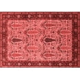 thumbnail image 1 of Ahgly Company Indoor Rectangle Oriental Red Industrial Area Rugs, 5' x 7', 1 of 4