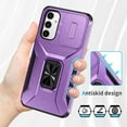 thumbnail image 2 of Funda para GANGXUN Samsung Galaxy A34 5G - Soporte metálico, Función magnética, Morado, 2 of 5