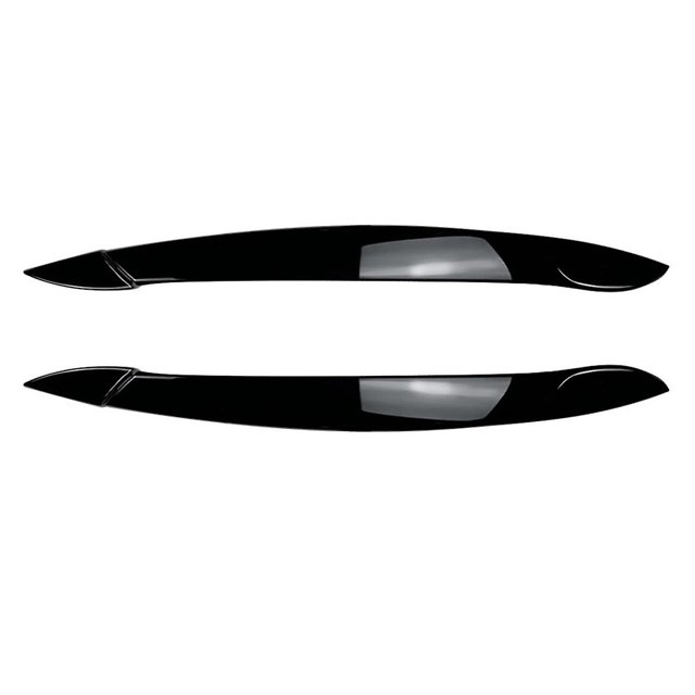Cubierta de faro delantero Yuxing ABS Negro Brillante para X5 E70 2008-2013