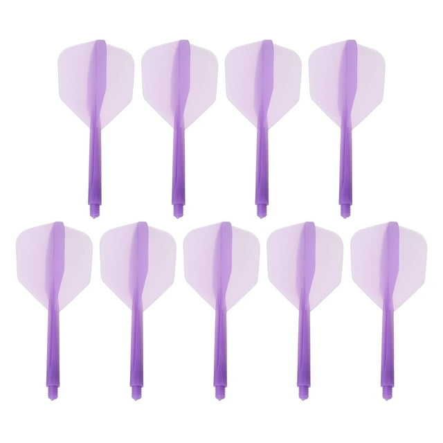 Unique Bargains Vols de Fléchettes Intégrés, Ensemble de 9 Fléchettes Durables, Violet