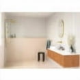 thumbnail image 3 of Glass Warehouse GW-F-RAD-38-PB Solaris 78" High X 38" Wide Shower Screen Frameless Shower, 3 of 7