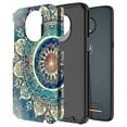 thumbnail image 2 of Moto Z3 Case, Moto Z3 Play Case, Rosebono Slim Hybrid Shockproof Hard Cover Graphic Fashion Colorful Skin Cover Armor Case For Moto Z3 Play (Green Mandala), 2 of 5