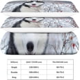 thumbnail image 5 of Husky Sets Duvet Cover Pillowcases 3D Microfiber Dog Bedding Set Bed Linen with Zipper Closure 3 Pcs, 5 of 5