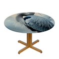 thumbnail image 3 of Patifu Blue Heron Nature Round Tablecloth Stain-Resistant Washable Indoor Outdoor Restaurant Wedding Party Full Width Single-Sided Printing Waterproof Home Decor 42"-46, 3 of 8