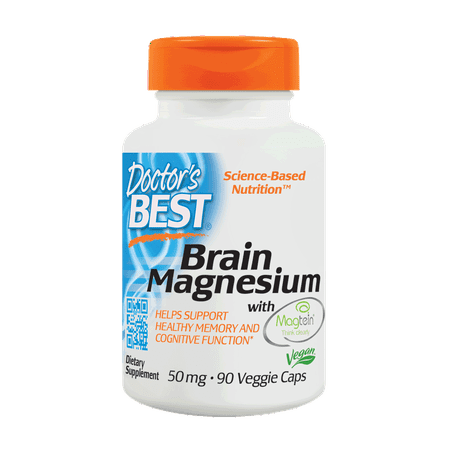 Doctor's Best Brain Magnesium L-Threona, 60 CT (Best Brain Supplements 2019)