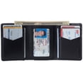 thumbnail image 2 of Alpine Swiss Mens Trifold Wallet RFID Blocking Genuine Leather Bifold ID Window, 2 of 5