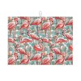 thumbnail image 1 of Fotbe Pink Flamingo Alfombrilla de Secado para Cocina con Estampado, 18x24 Pulgadas, 1 of 7