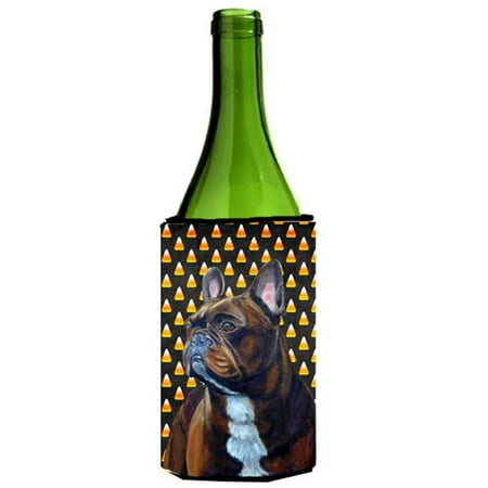 

French Bulldog Halloween Portrait Wine bottle sleeve Hugger - 24 oz.