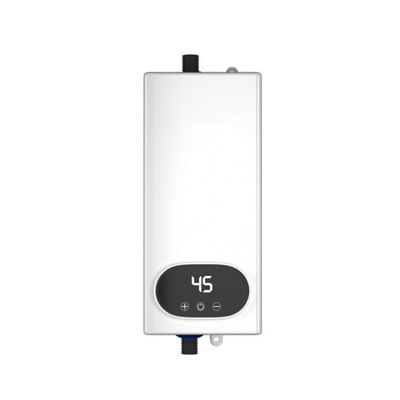 5500W Tankless Water Heater Electric Electric Water Heater Digital Display Instant Hot Water Heater LCD Touch Screen