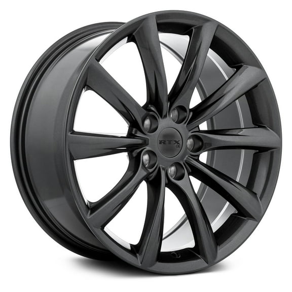 RTX OE Custom Wheel 19x8.5 inch Rim for 2017-2021 Tesla 3 64.1mm CB Offset 35mm Gunmetal