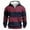 Wine, variant on Maplenight Big and Tall Cargo Hoodies for Men Casual Comfy Long Sleeve Quarter Zip Sweatshirt Color Block Striped Trendy Outdoor Pullover Sportswear