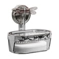 thumbnail image 4 of Birdeem Sucker Soap Dish Household Wall Mounted Non Perforated Drainage Soap Box Sponge Bathroom Shelf Soap Rack, 4 of 5