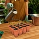 thumbnail image 1 of Macetas reutilizables para vivero con agujeros de drenaje: bandejas flexibles para sembrar semillas, propagar esquejes y cultivar flores o verduras en interiores, 1 of 5