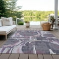 thumbnail image 6 of Addison Rugs Chantille Indoor/Outdoor Transitional Geometric Purple Washable Rectangle Rug, 9' x 12', 6 of 6