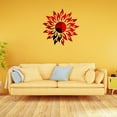 thumbnail image 5 of VINOIC Sunflower Wall Decal, 3D Acrylic Mirror Sticker for DIY Home Bedroom Decor, 5 of 5