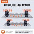 thumbnail image 4 of VEVOR Garage Storage Shelving, 2 Pack, 4 x 1 ft Heavy Duty Garage Shelves Wall Mounted, 400 lbs Load Capacity(Total) Garage Storage Rack Floating Shelves, Suitable for Shop, Shed, Garage Storage, 4 of 8