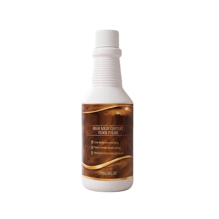 4.6oz/120ml Floor Polishing Restorer Natural Protective Wax Agent Scratch Resistant Refinisher for Household Hard Floor Maintenance