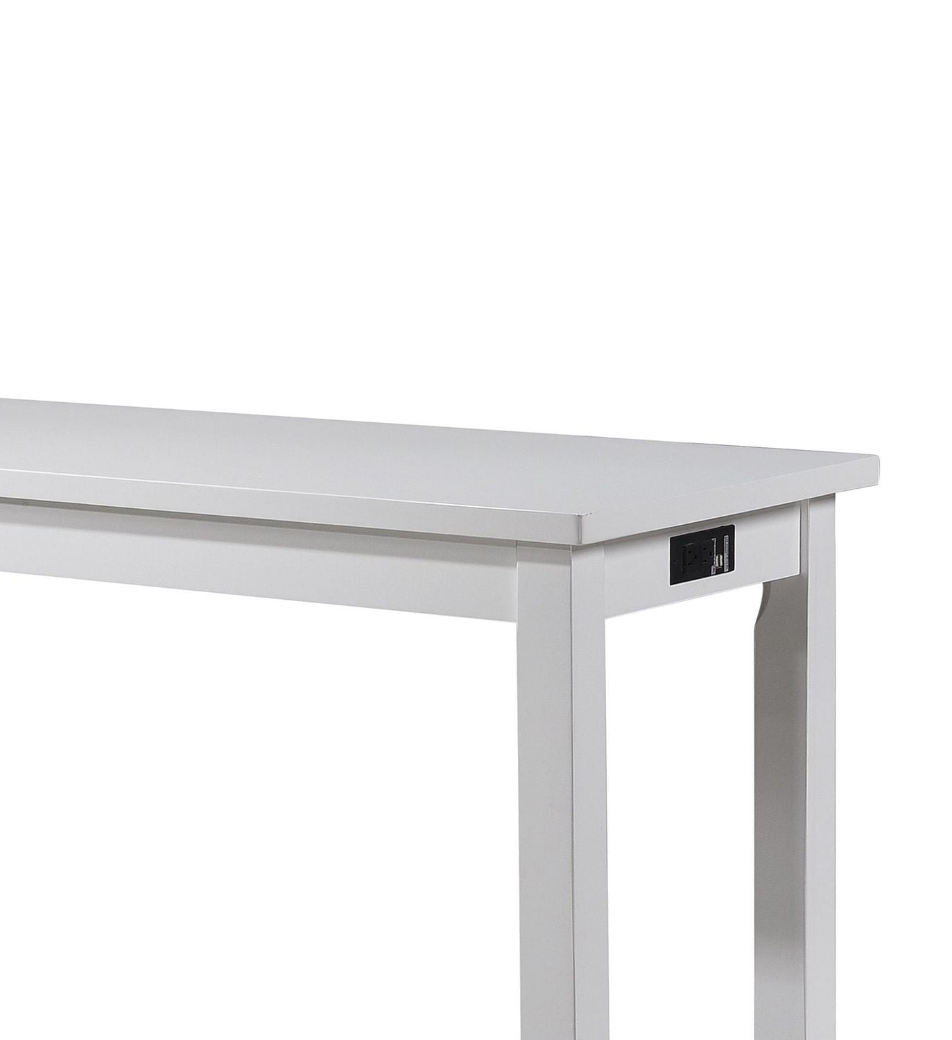 Topline Home Furnishings Counter-height White 4pc Dine Pack